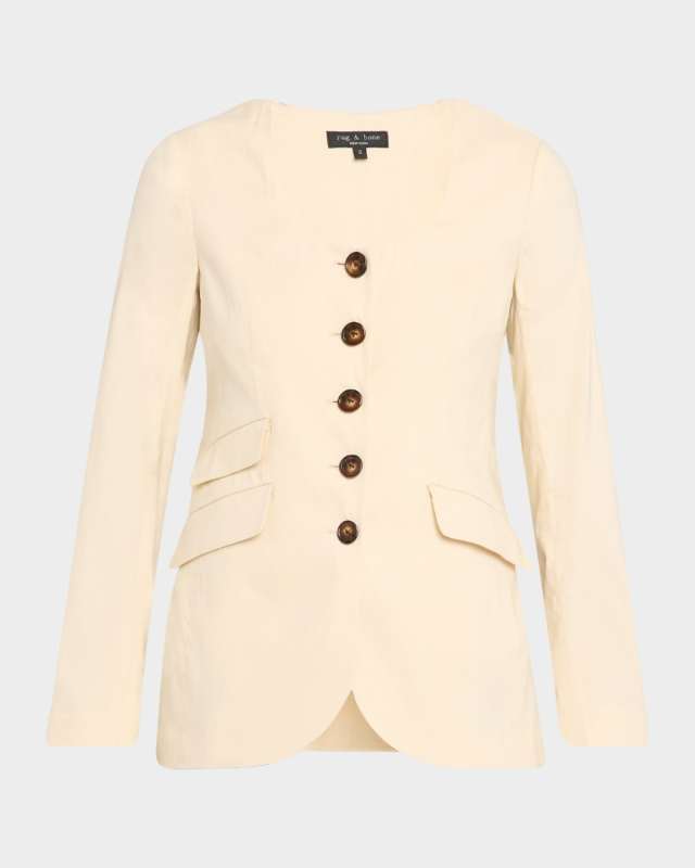 Roslyn Linen Blazer